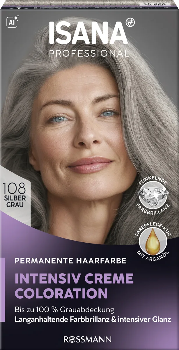 Intensive Cream Colour 108 Silver Grey