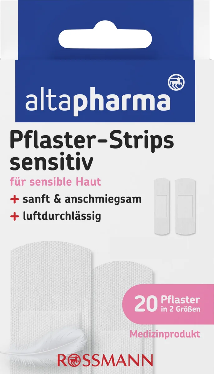 Plaster-Strips sensitive