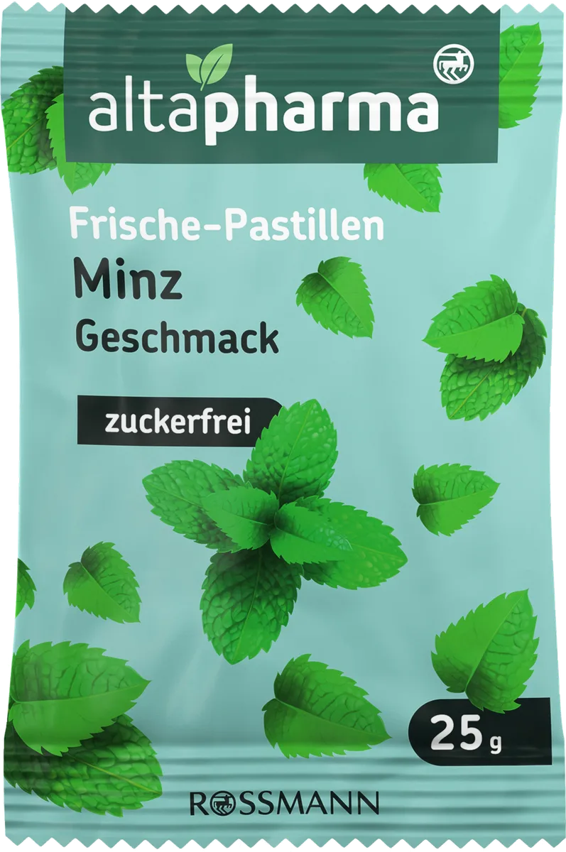 freshness-Pastillen Minz Geschmack