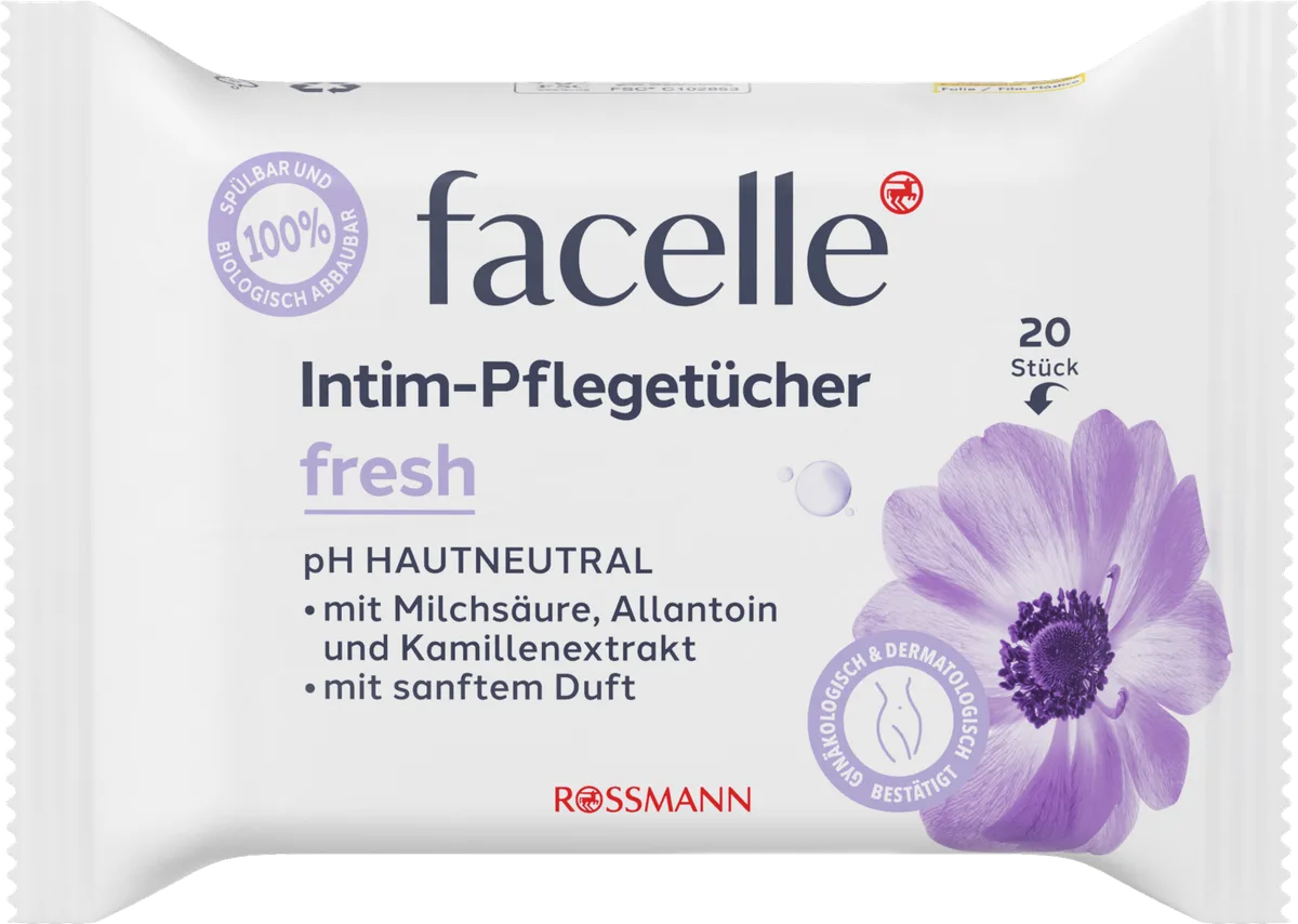 Intimate Care Wipes fresh