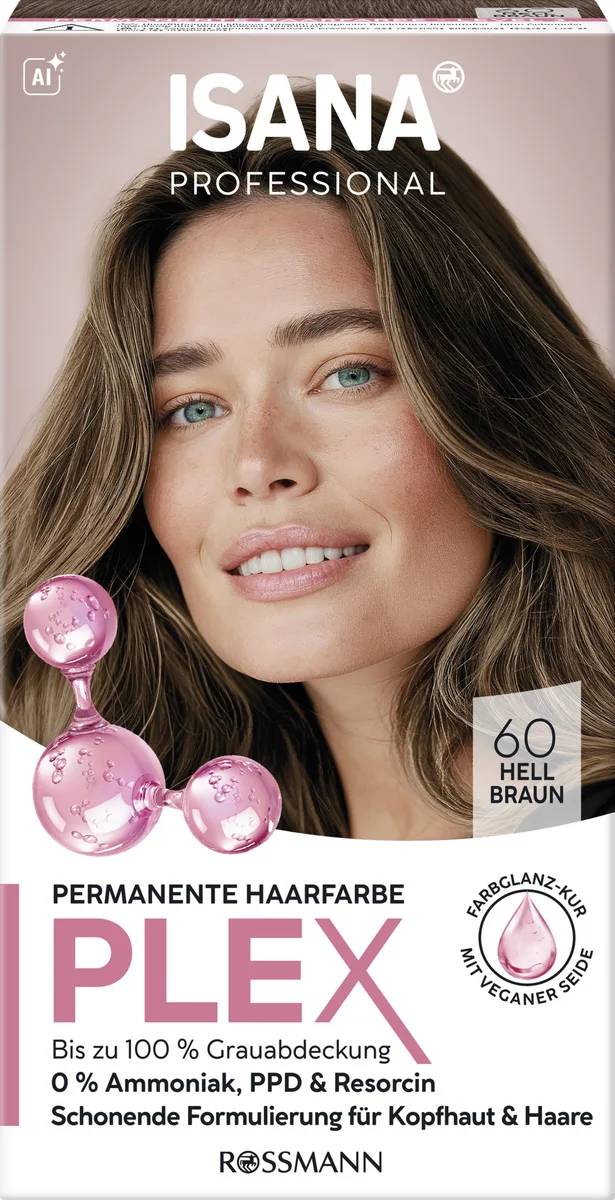 Plex permanent Hair Colour 6.0 Light Brown