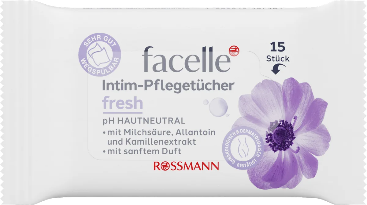 Intimate Care Wipes travel size