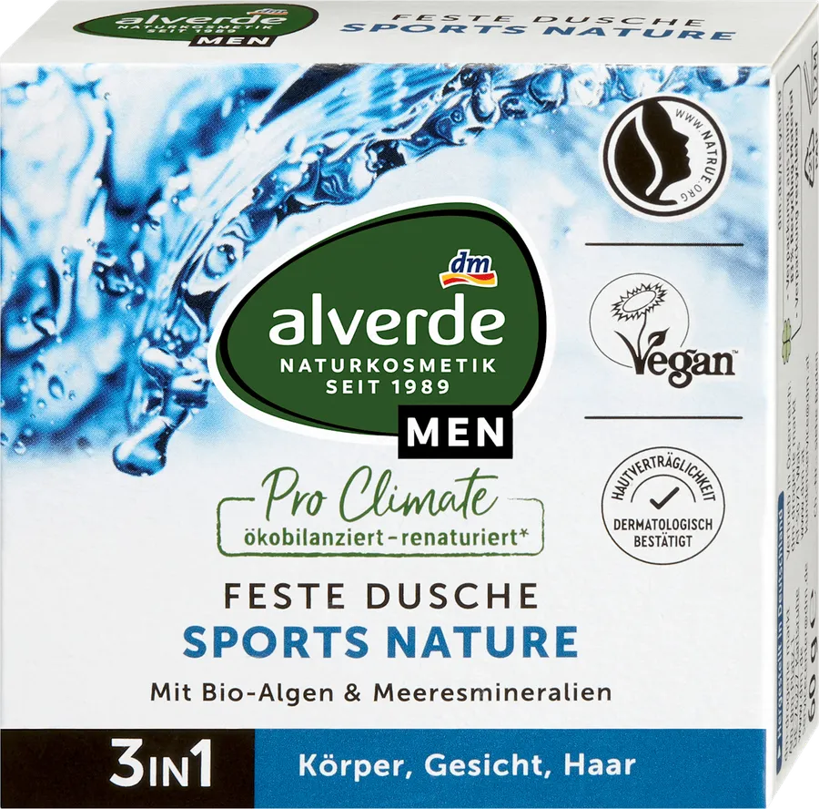 Solid Shower Gel Sports Nature 3in1