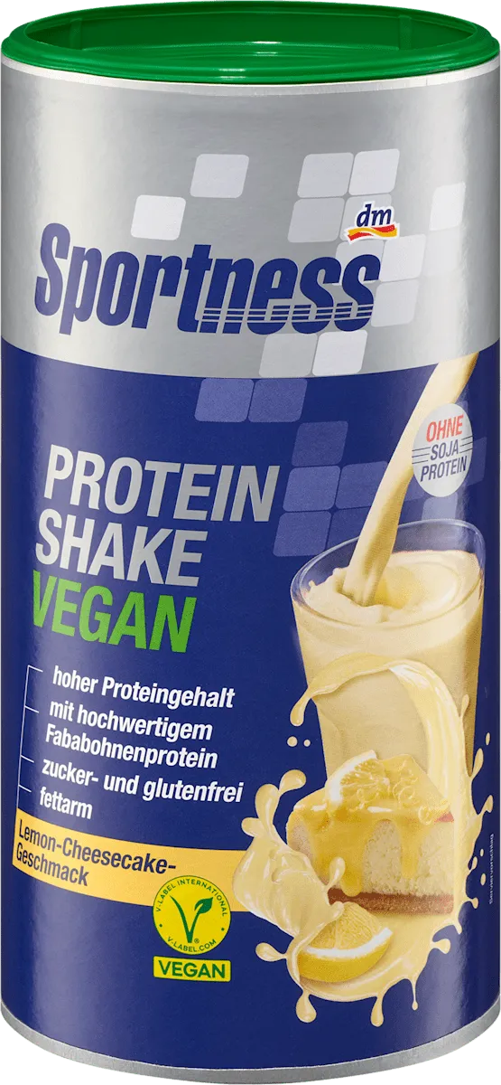 Proteinshake, Lemon Cheesecake flavour, vegan
