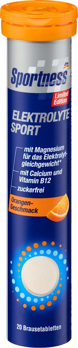 Electrolytes Sport Orangen-flavour, Effervescent Tablets (), 82 g