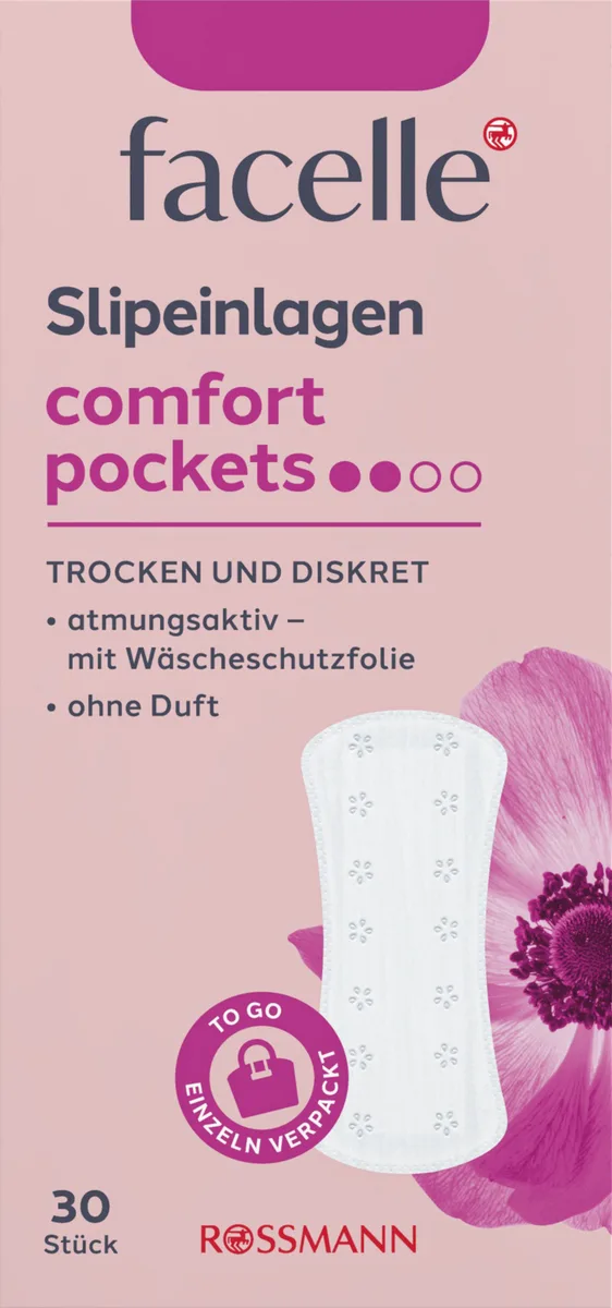 Panty Liners comfort pockets