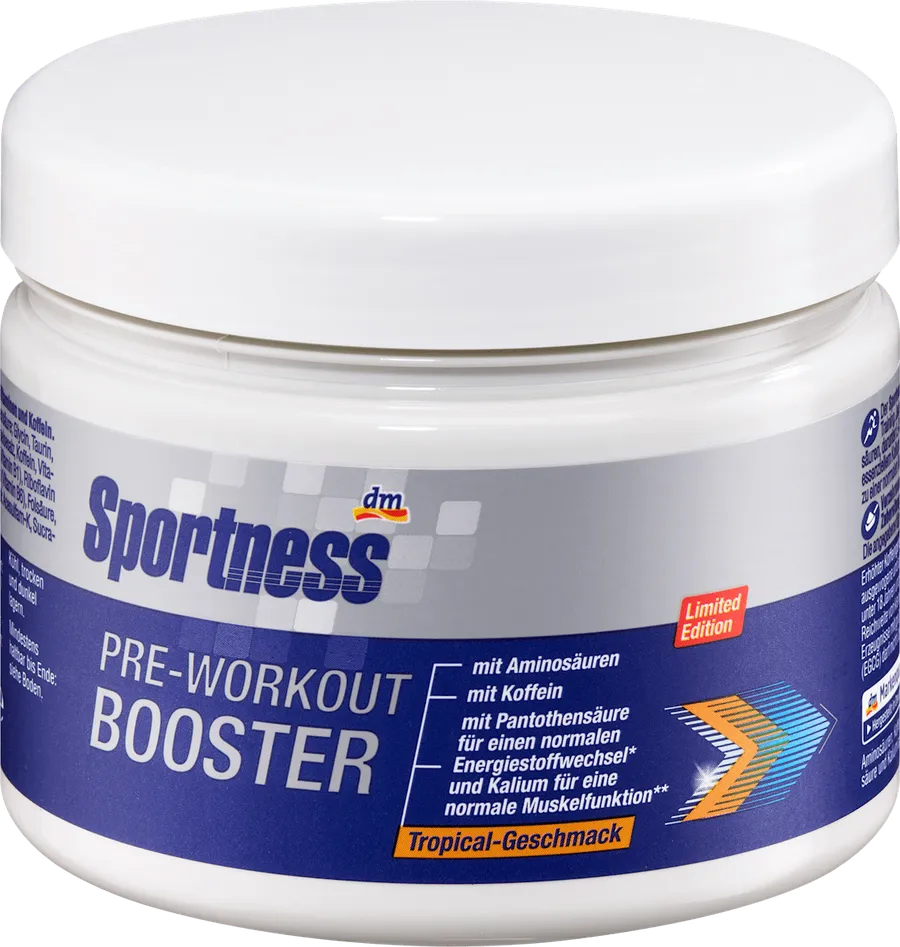 Pre-Workout Booster, Tropical-flavour