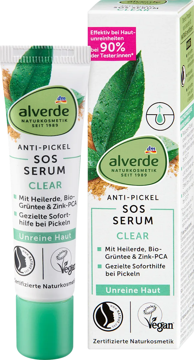 Anti-Blemish SOS Serum Clear, Healing Clay & Green Tea