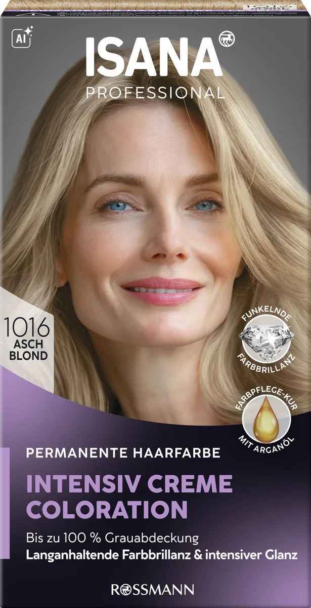 Intensive Cream Colour 1016 Aschblond