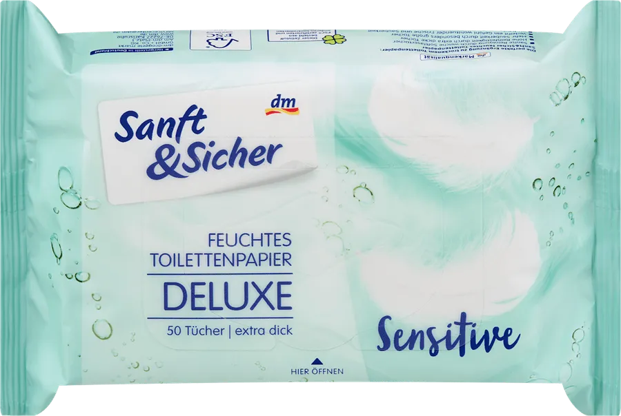 Moist Toilet Paper Deluxe Sensitive