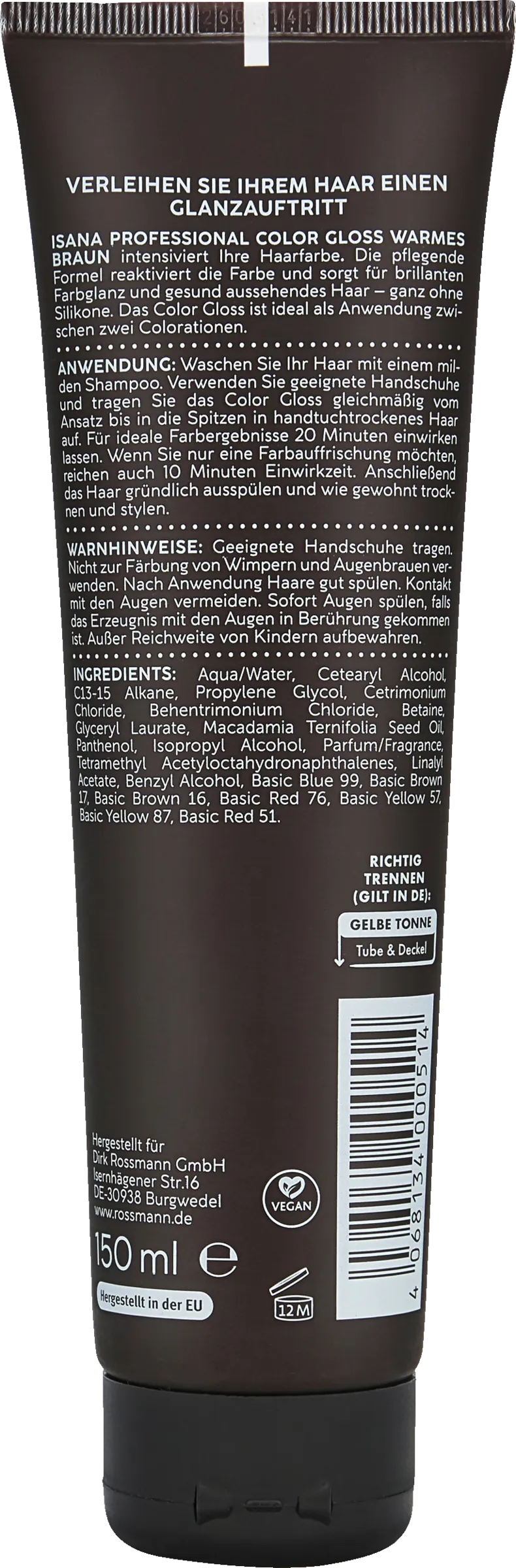 Color Gloss Warmes Brown