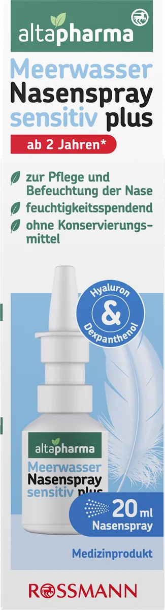 Sea Water Nasal Spray sensitive plus
