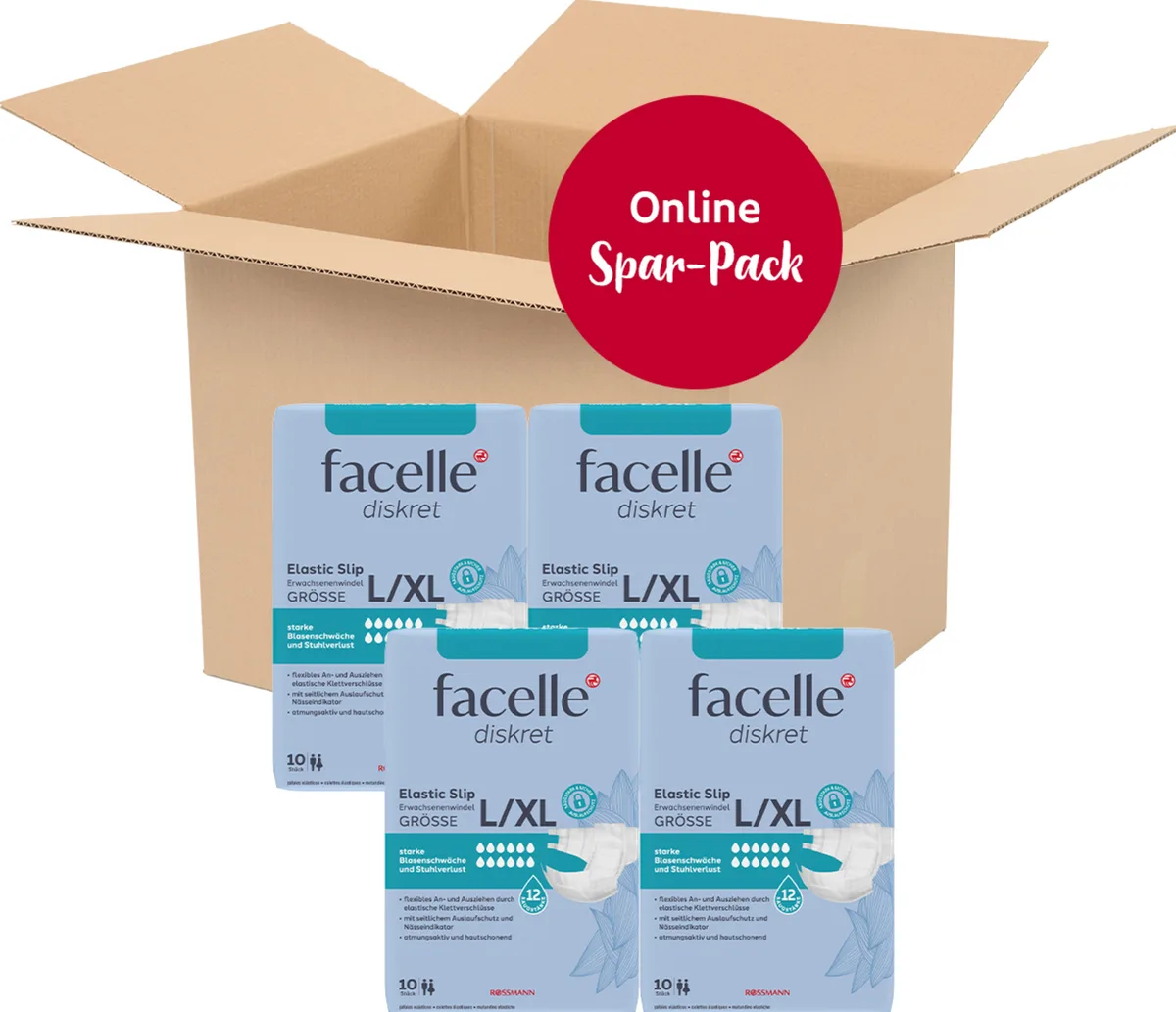 Value Pack Elastic Slip Gr. L/XL