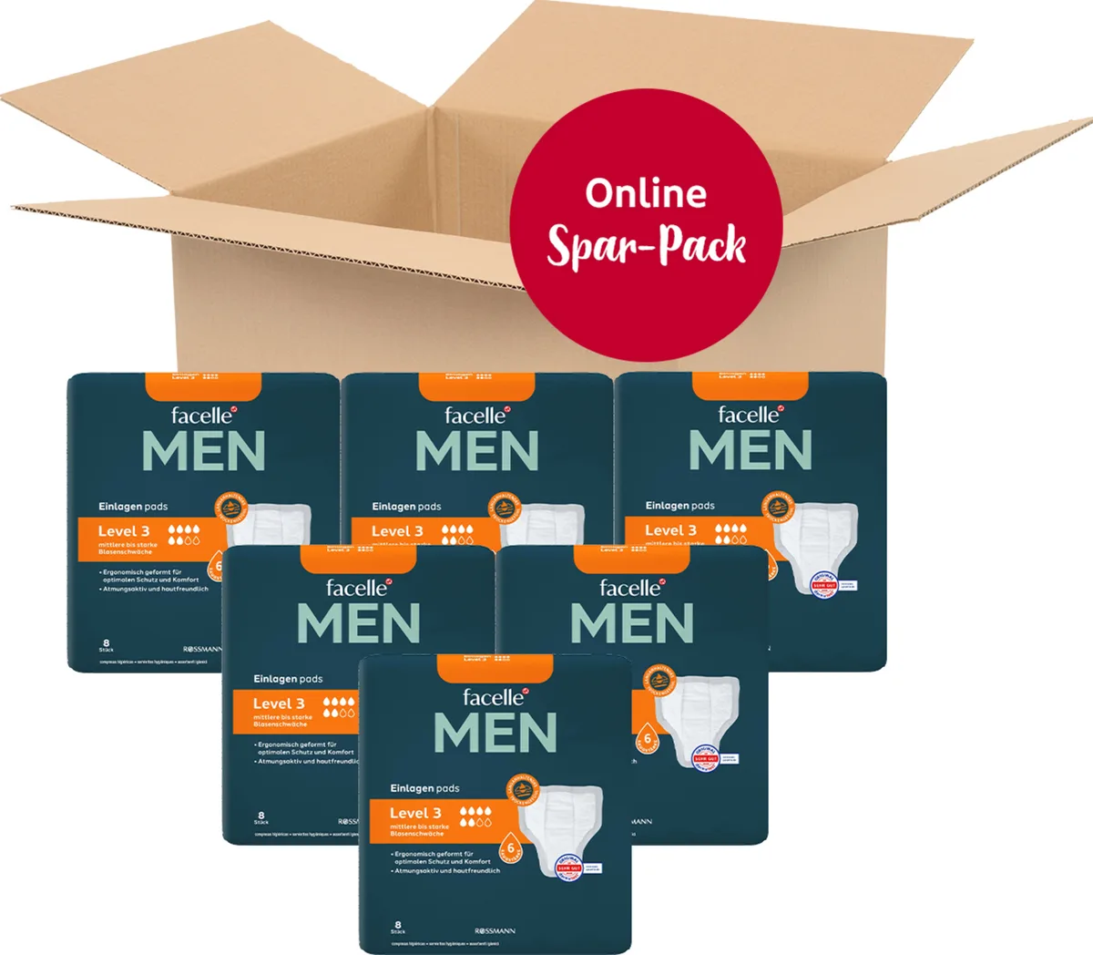 Value Pack MEN Liners Level 3