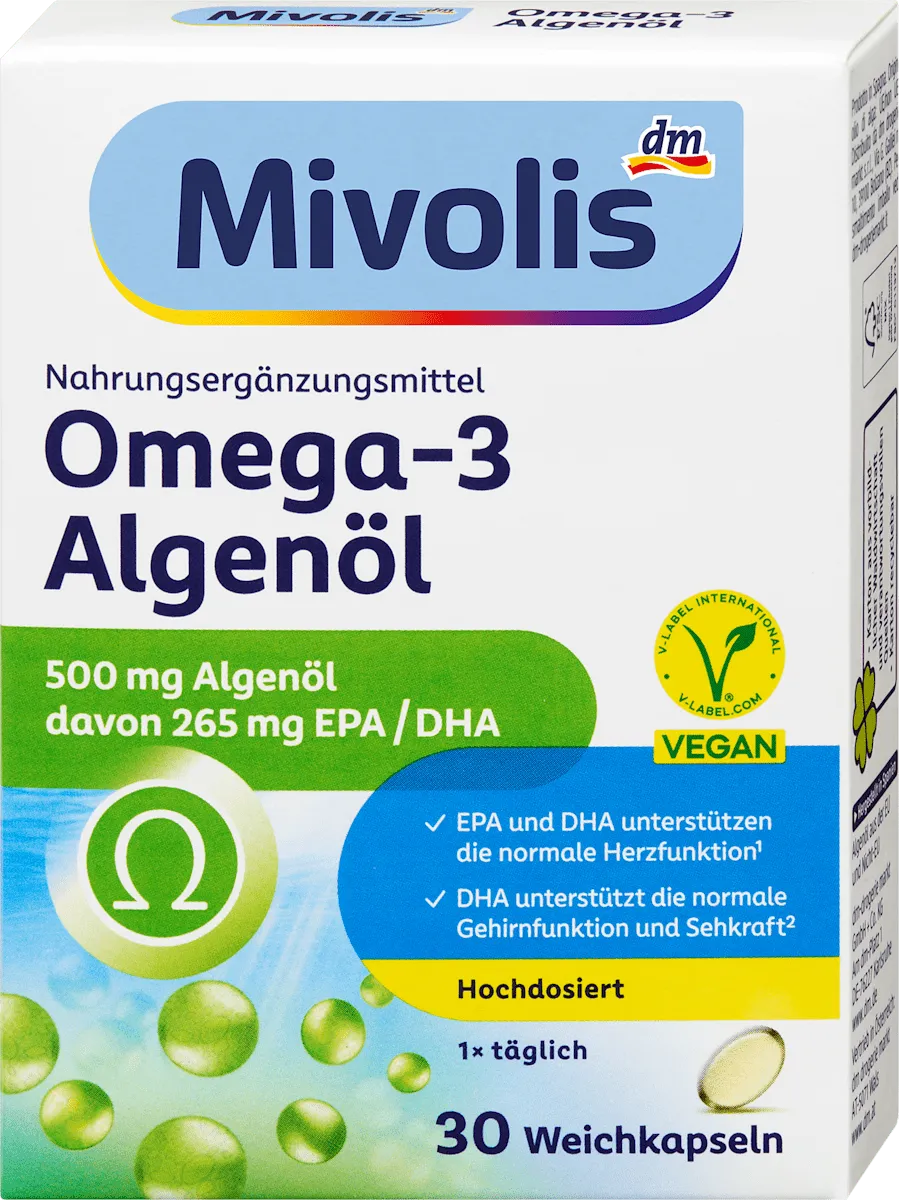 Omega-3 Algae Oil Capsules