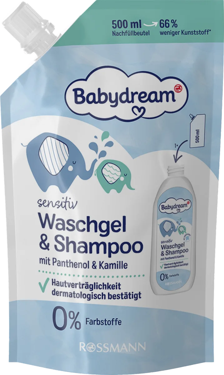 sensitive Wash Gel Shampoo refill pouch
