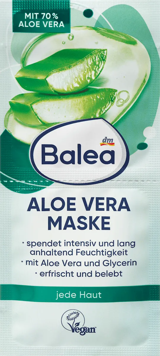 Face Mask Aloe Vera Sachet (2x8 ml)