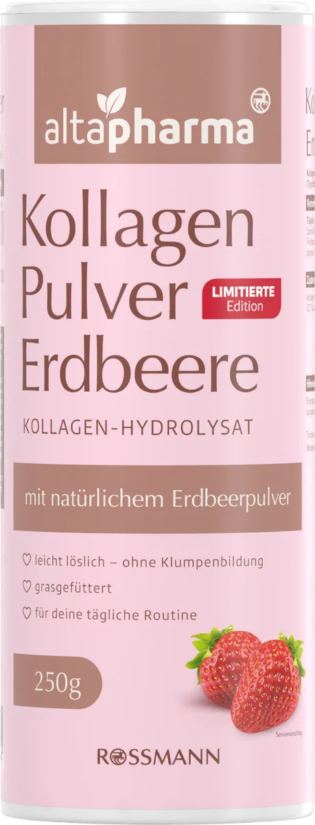 Collagen Powder Erdbeere