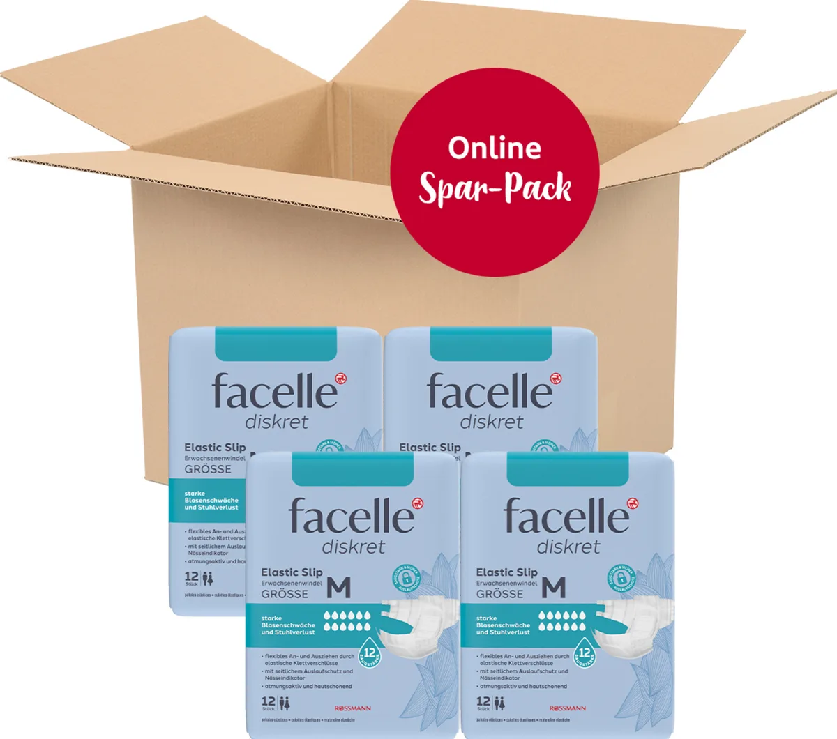 Value Pack Elastic Slip Gr. M