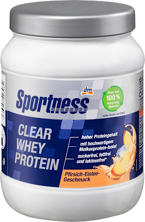 Protein Powder, Clear Whey Protein, Peach Iced Tea