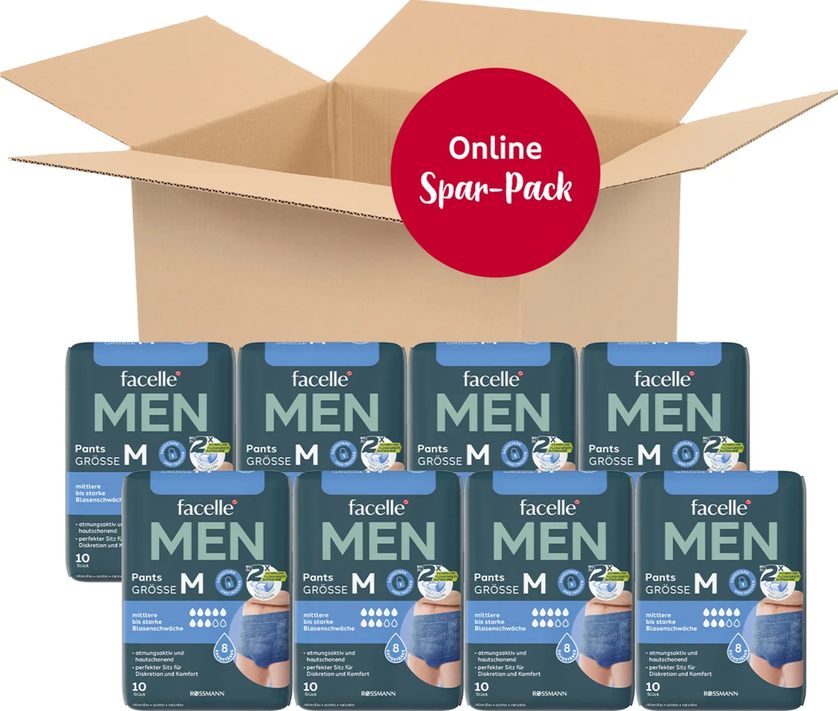 Value Pack MEN Pants Gr. M