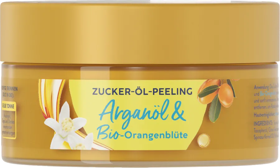 Sugar-Oil Scrub Argan Oil & Organic Orange Blossom