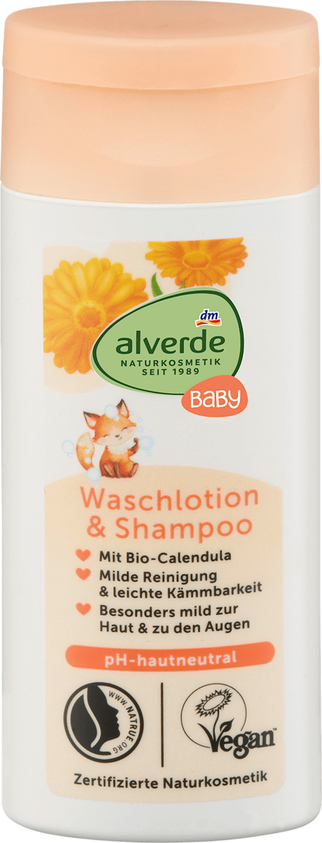 Baby Wash Lotion & Shampoo Calendula, travel size