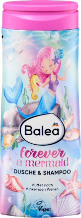 Kids 2-in-1 Shower Gel & Shampoo forever a mermaid